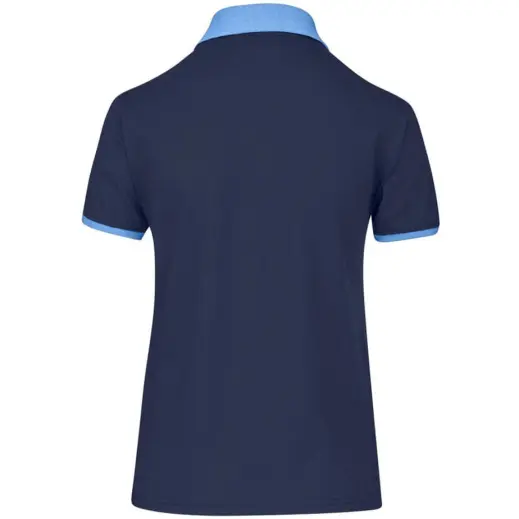 Ladies Caliber Golf Shirt Navy Back